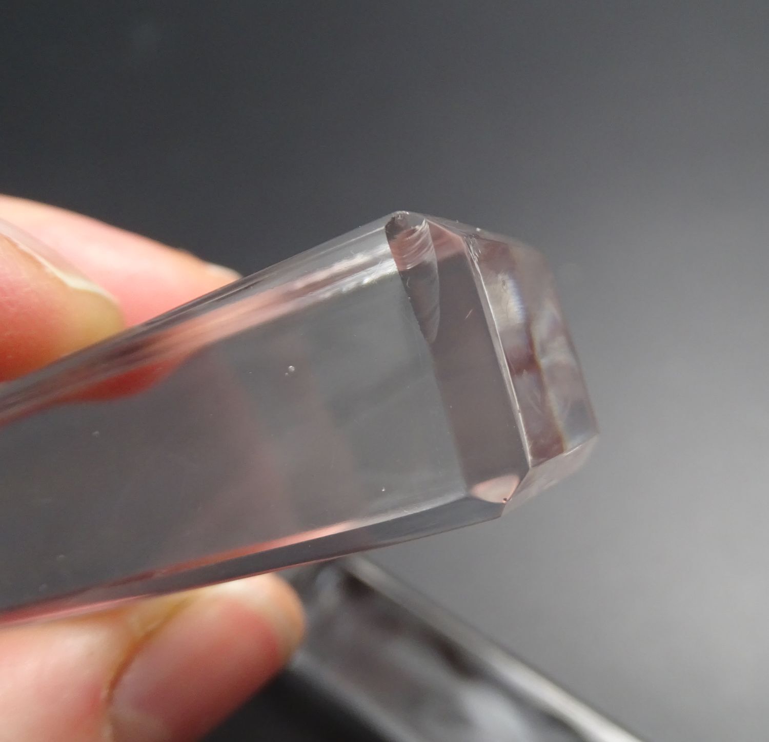 Lot de 10 repose-couteaux en cristal de Saint-Louis - Etat correct