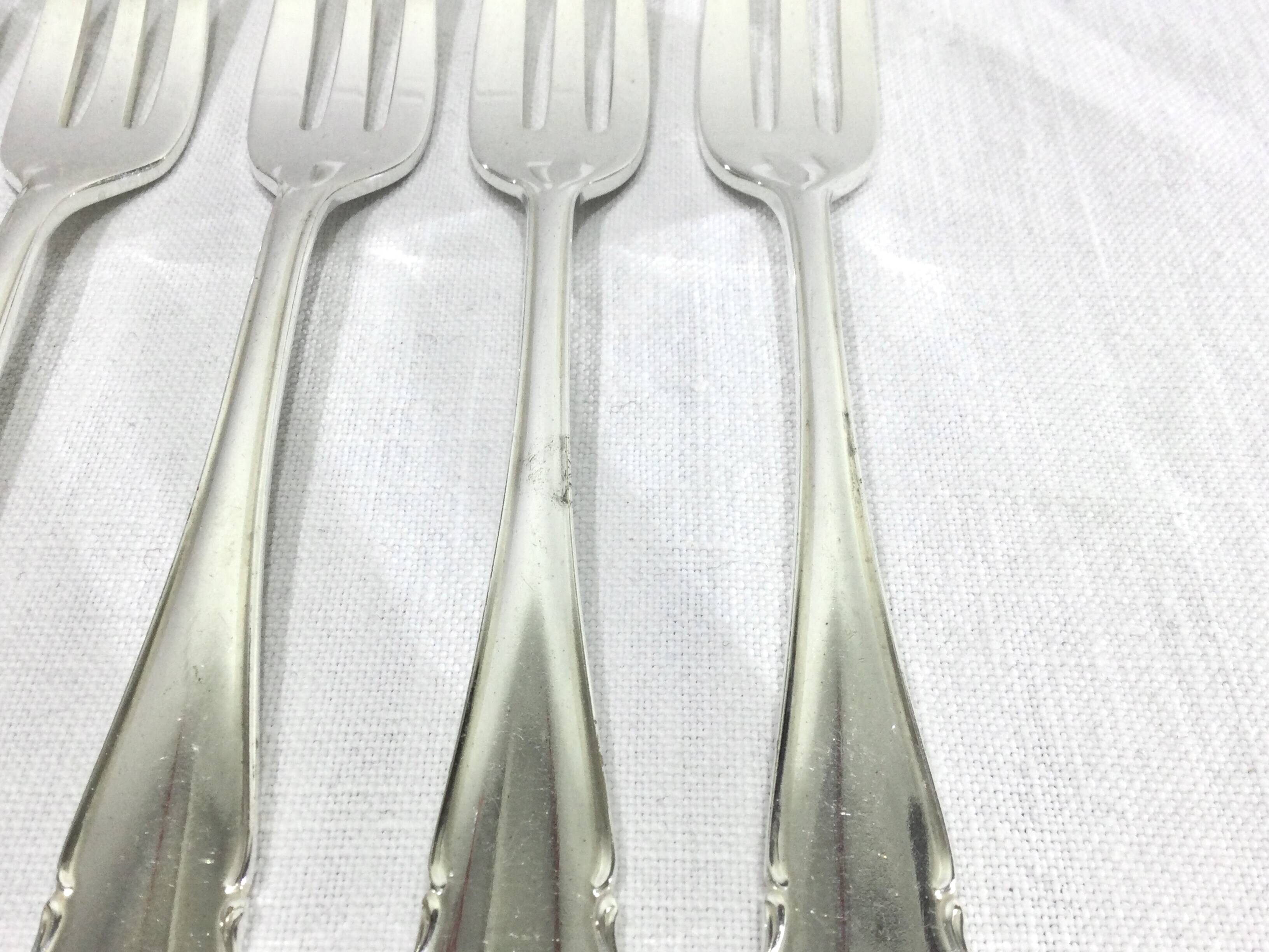 WMF – 12 silver-plated cake forks