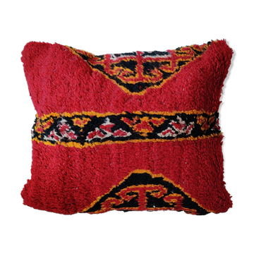 Coussin marocain berbere rouge 40x50 cm
