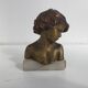 Bronze child bust of Jean Marie Camus