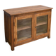 Solid teak display case, India – Early 20th century
