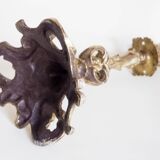 Bronze rockery candle holder