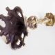 Bronze rockery candle holder