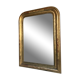 Miroir Louis Philippe doré à l'or fin