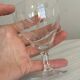 8 verres à vin blanc en cristal ciselé