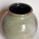 Ball vase in enamel sandstone cracked inside Indigo