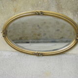 Mirror gilded wood decoration with rose