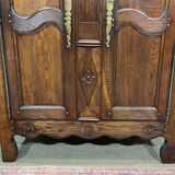 19th century Breton chestnut wardrobe
