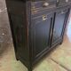 Former Parisian black patina buffet