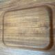 Scandinavian teak plateau from the mid-century, 1960s.