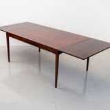 Danish Rosewood Extending Dining Table by Hornslet, 1960s