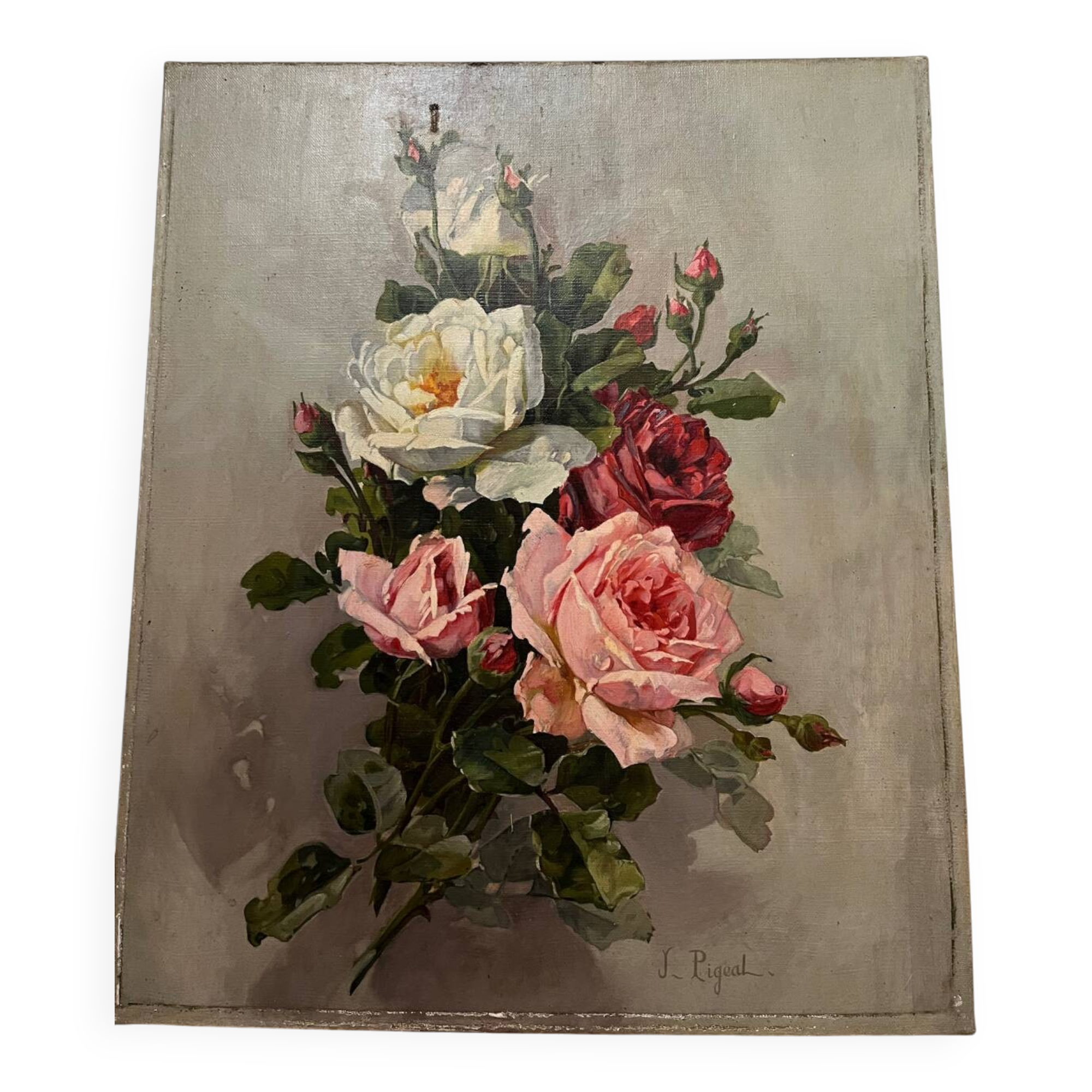 Oil on canvas “The Roses”