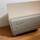 Commode vintage pieds compas