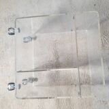 Storage cabinet on castor plexiglas David Lange