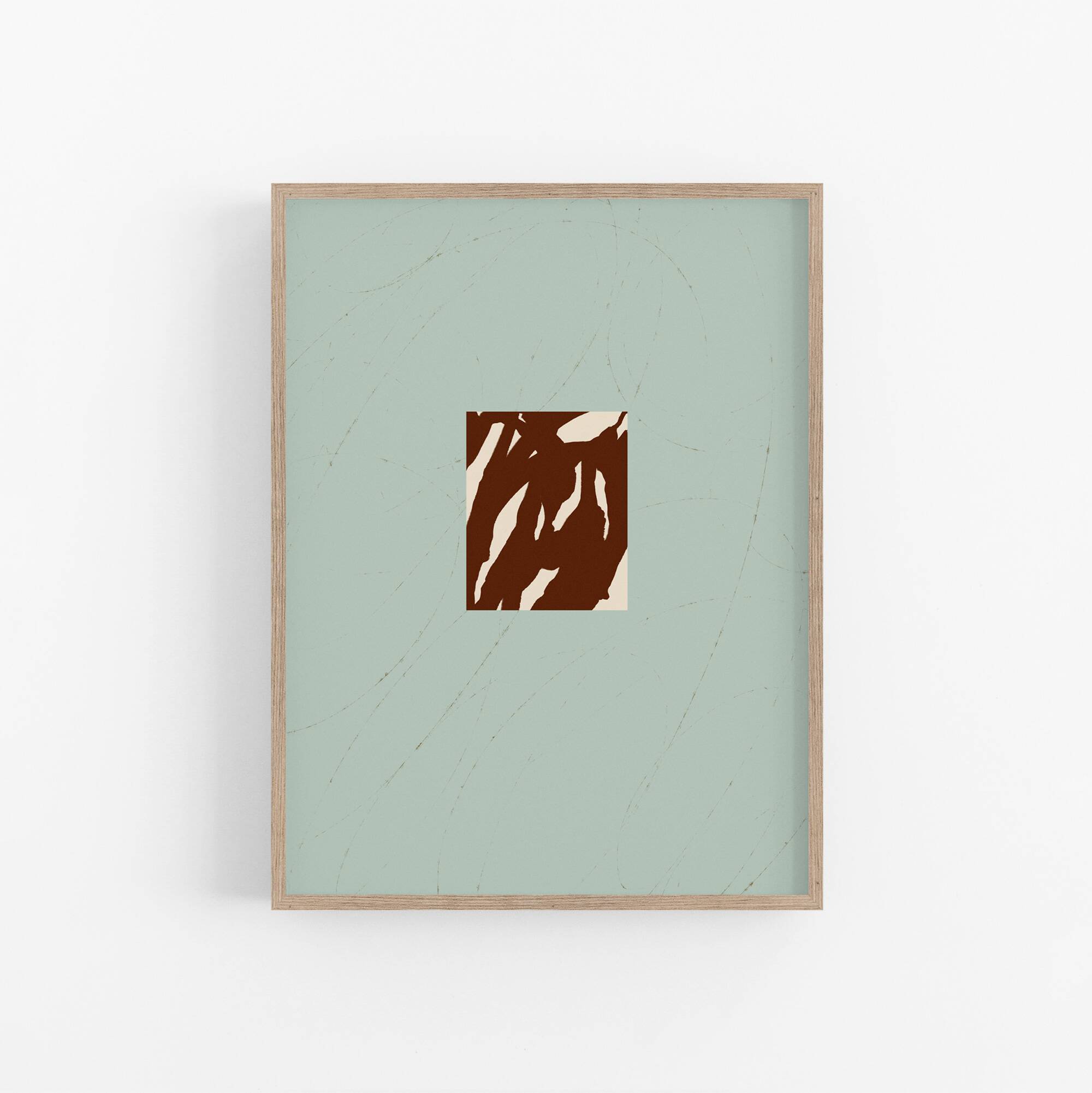 Abstract modern giclee print, 50x70cm