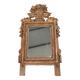 Petit miroir de dame Louis XVI en bois sculpté et doré