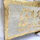 Porte revue vintage florentin blanc et or