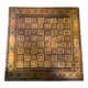 Ancient backgammon in marquetry