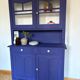 Parisian blue oriental buffet cabinet