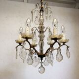 Old chandelier with tassels