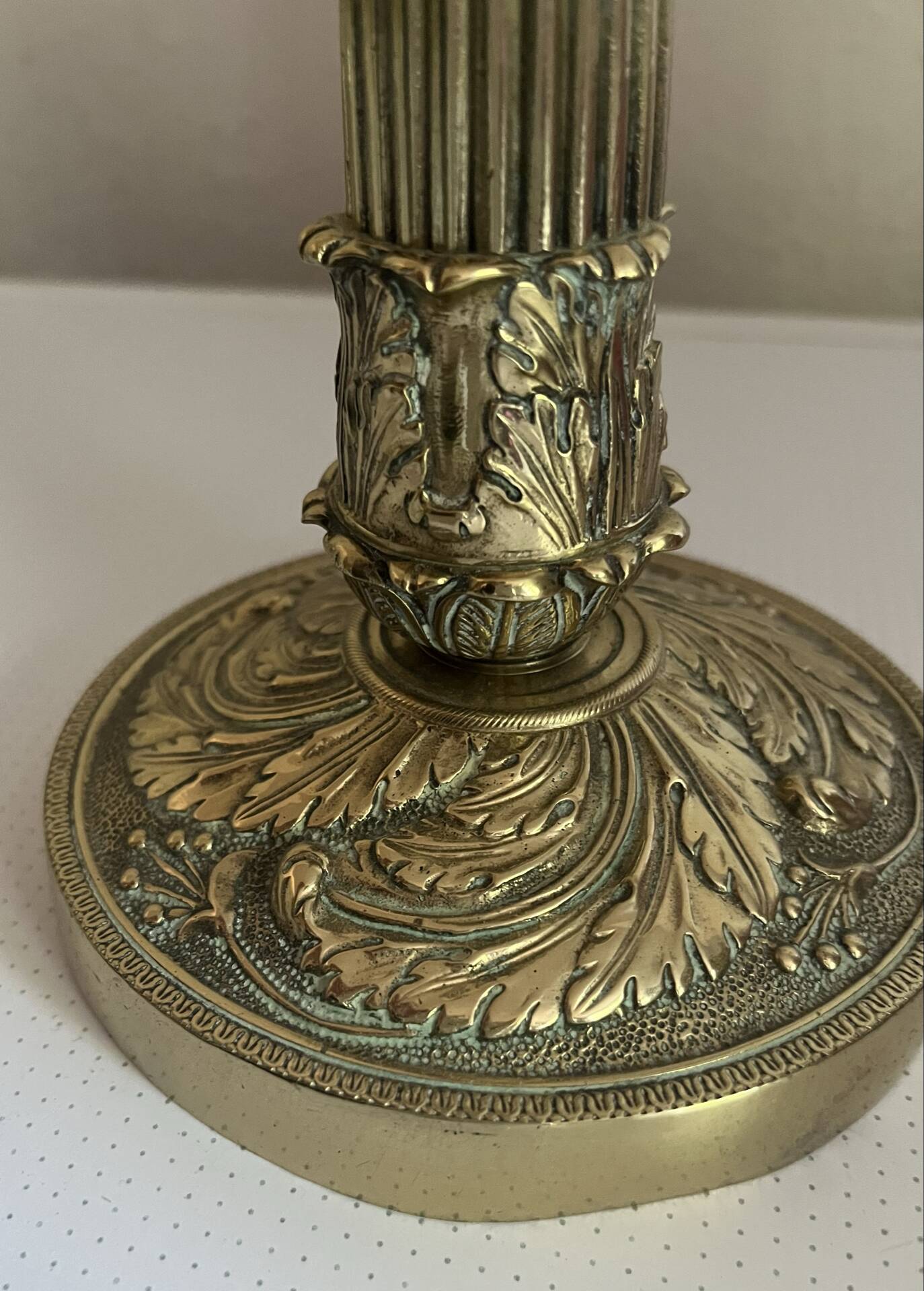 Bronze candlestick