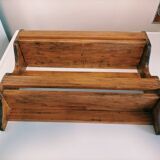 Vintage wooden wall shelf