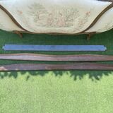 Basket bed and its two armchairs