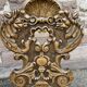 Alsatian chair renaissance mythology vintage of grotesque period 1950