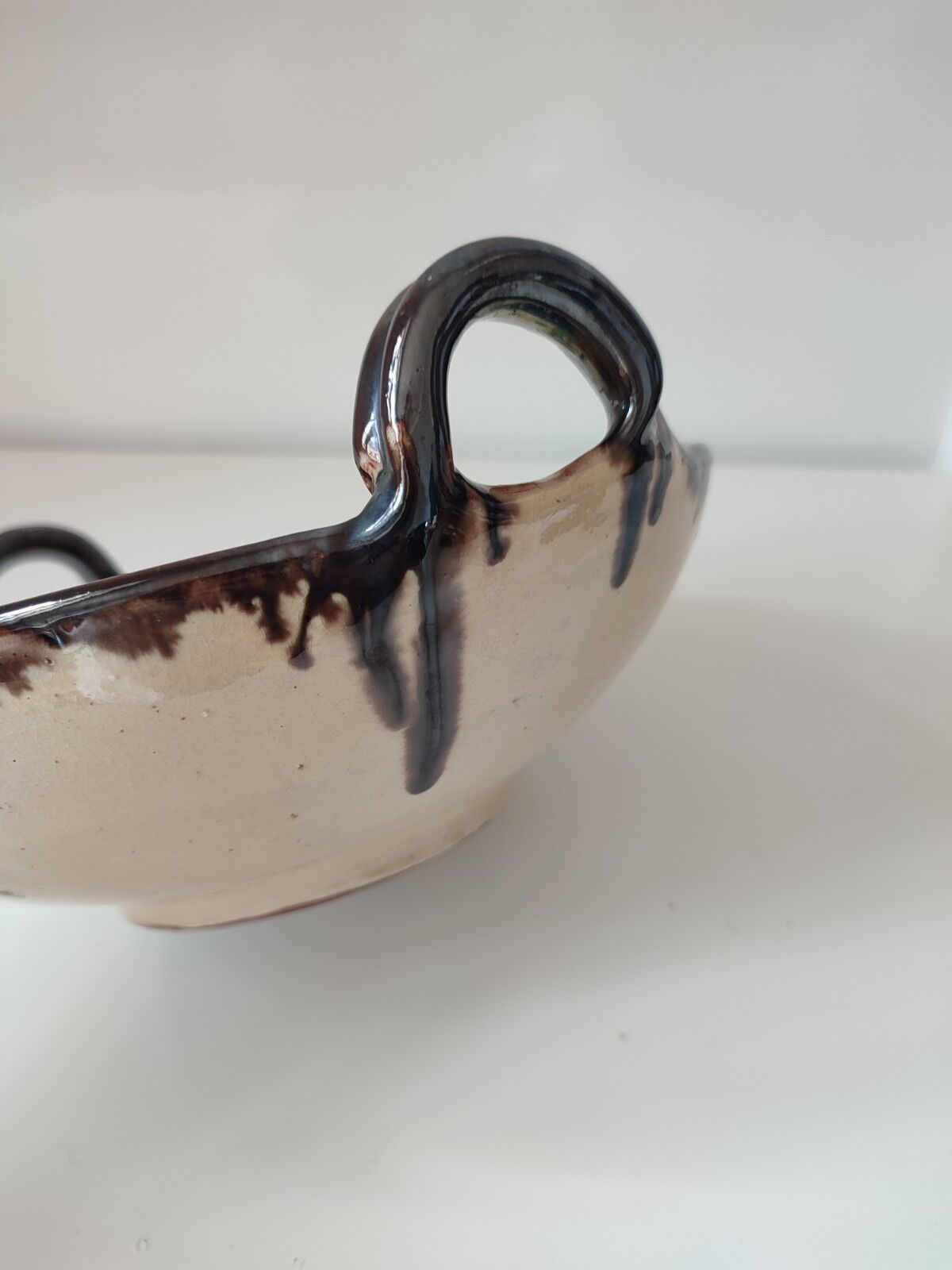 Glazed terracotta bowl