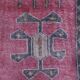 Vintage Turkish hallway rug 89x325 cm