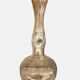 Murano-style smoked crystal soliflore vase with floral decoration - 373008