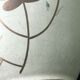 20th century gold painted ceramic art deco vase