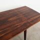 Table en palissandre, design danois, années 1970, production : Danemark