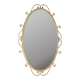 SPECCHIO DA PARETE VINTAGE ANNI 50 METALLO DORATO DESIGN PIER LUIGI COLLI