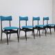 Set of 4 'S3' dining chairs by Alfred Hendrickx for Belform, 1950s