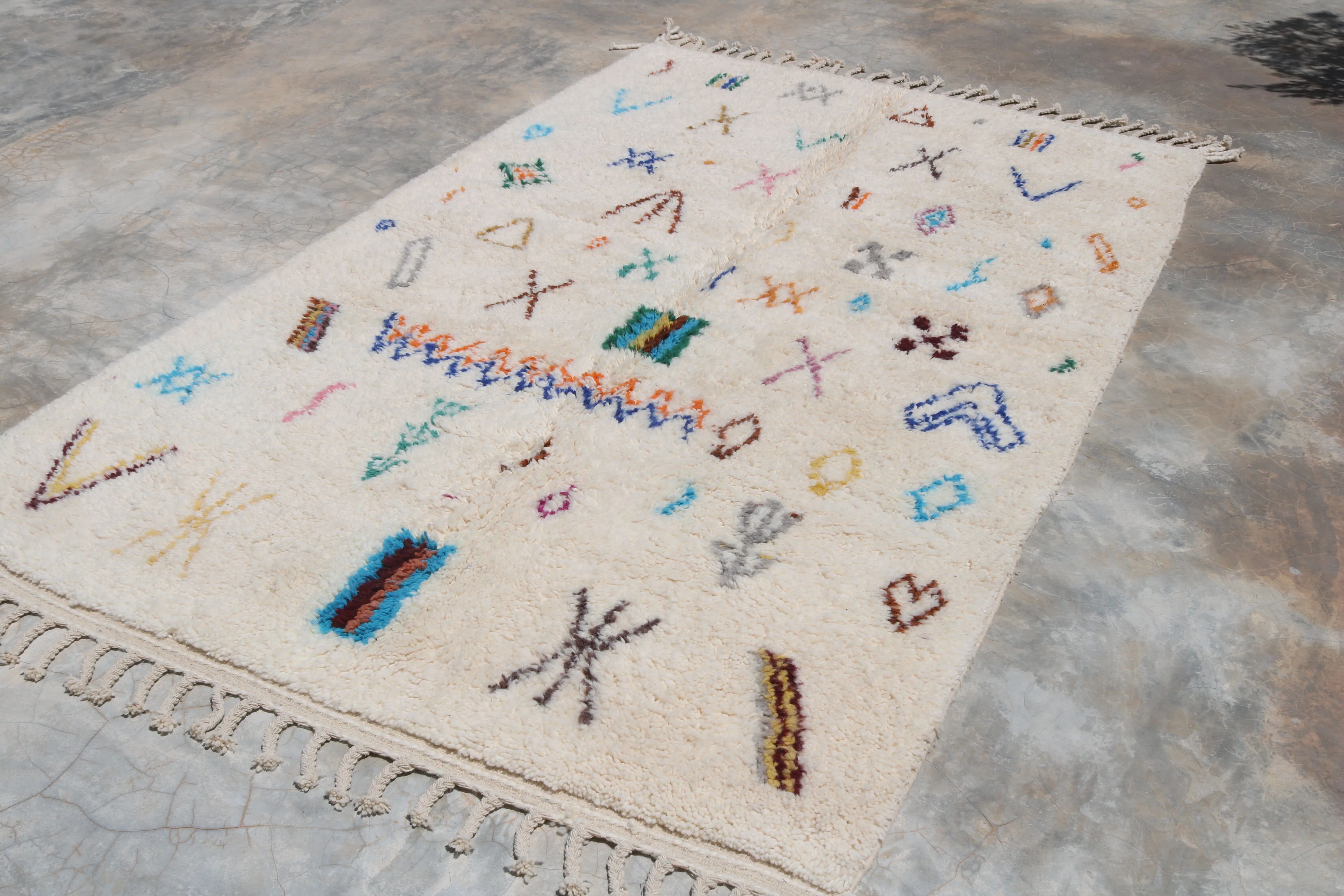 Colourful handmade rug, 255 x 160 cm - AZ839