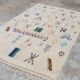 Colourful handmade rug, 255 x 160 cm - AZ839