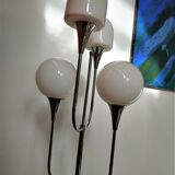 4-globe chrome lamp in the 70s in the taste of Sciolari