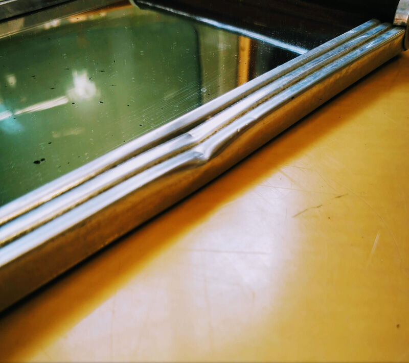 Art deco mirror tray