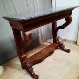 Nineteenth mahogany console