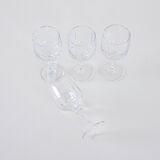 Set of four glasses, Danish design, 1970s, manufactured in Denmark