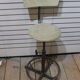 2 Vintage bar stools - adjustable height
