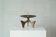 Brutalist sand-cast iron candlestick, 1960s