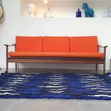 Scandinavian 3-seater teak bench