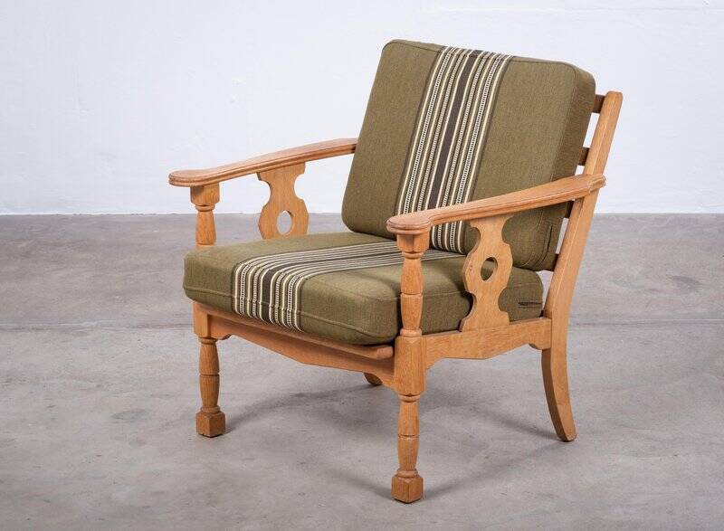 Vintage Oak Chair by Henning Kjærnulf, Denmark, 1960s