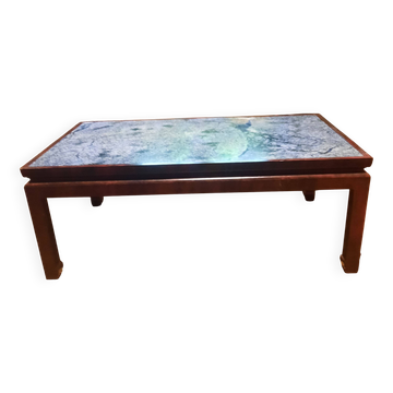 Table basse en granit bleu, 1970-1980