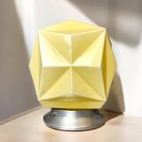 Art Deco style opaline origami flush mount lamp