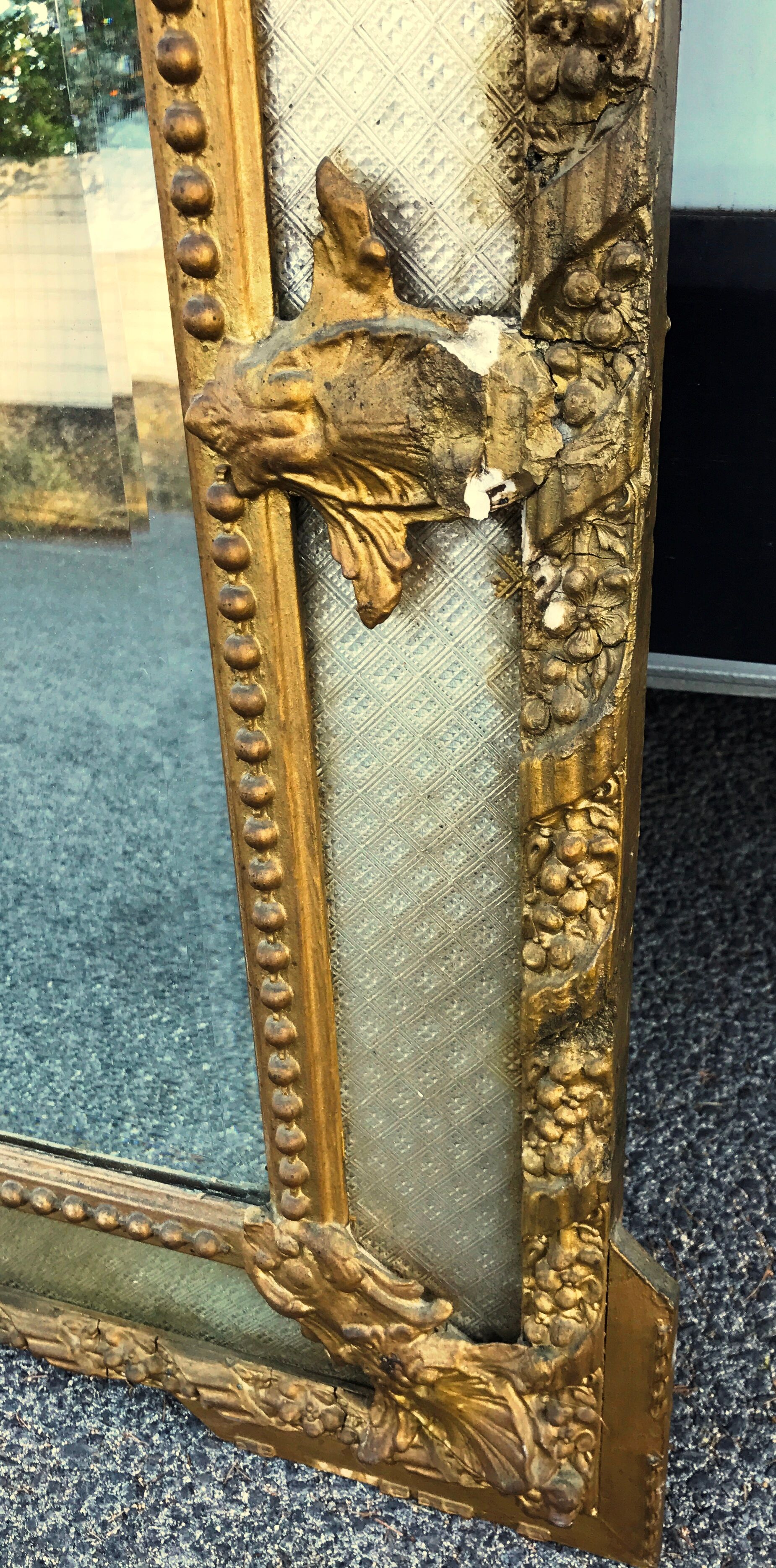 Louis XVI style mirror 100x152cm