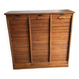 three-door filing cabinet