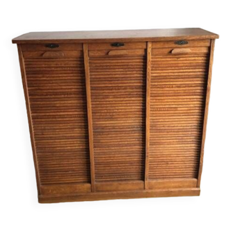 three-door filing cabinet